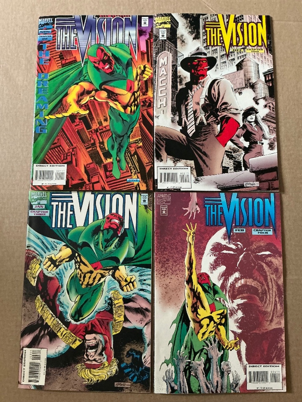 Marvel Comics: The Vision Vol. 1 (1994) #1-4 Complete Set 4 comics